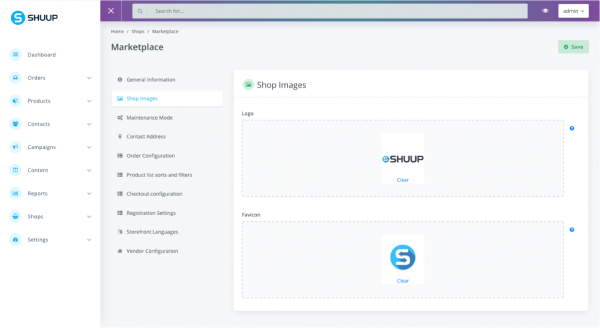 shuup shop branding - selecting a multi vendor marketplace software platform
