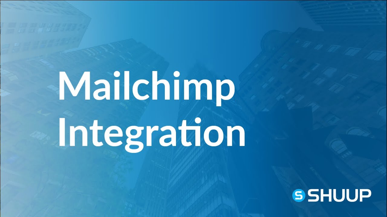 Mailchimp Ecommerce Integration - shuup tutorials - best practices for managing a marketplace